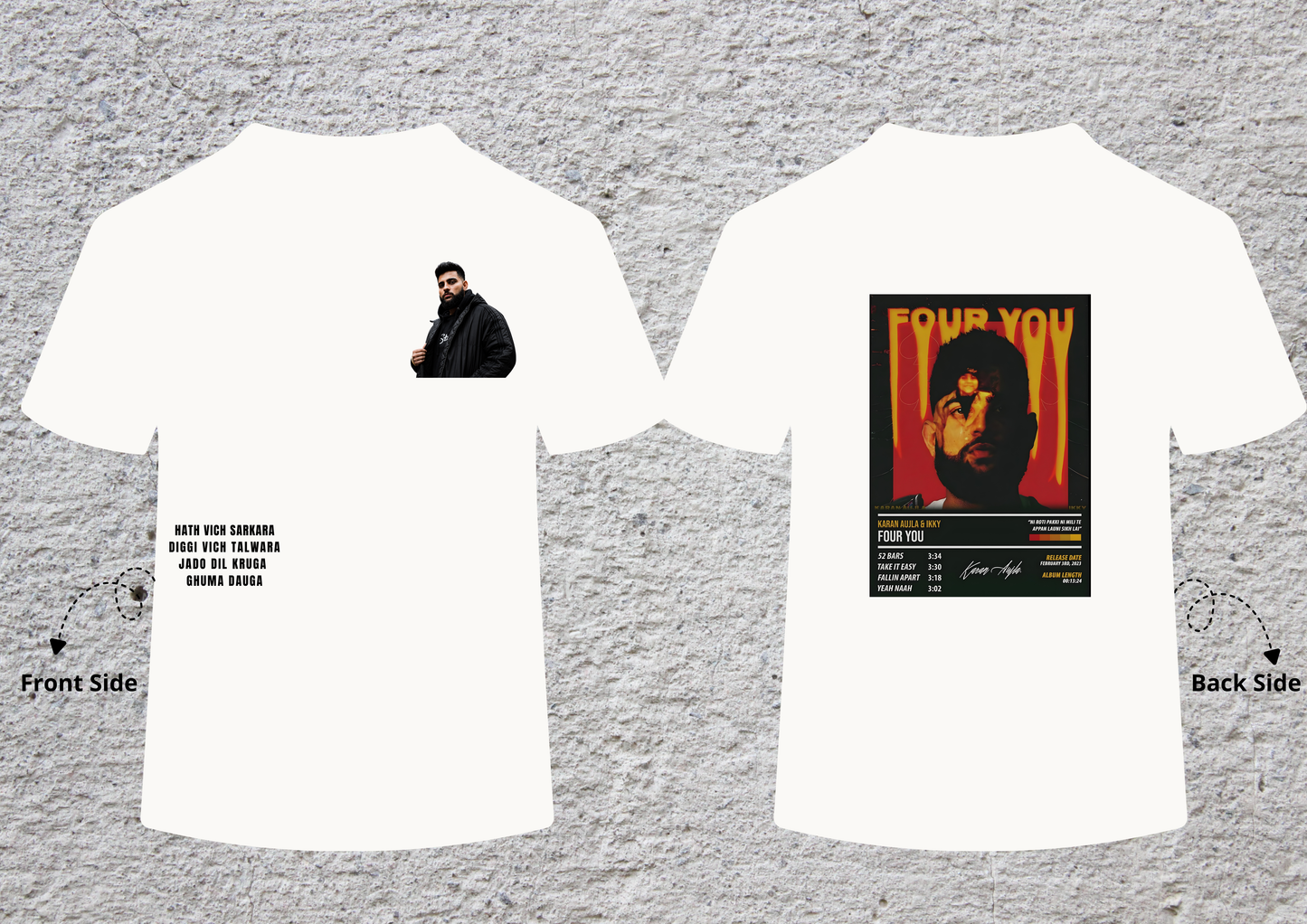 🔥 Four You Inspired Punjabi Rap T-Shirt