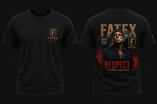 FATEX Stay Loyal – Respect Is Earned Premium Graphic Oversized T-Shirt