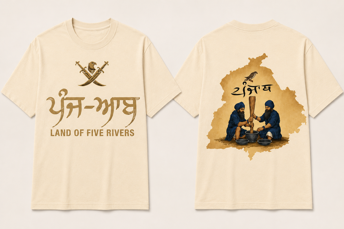 Punj-Aab Traditional Culture Streetwear T Shirt