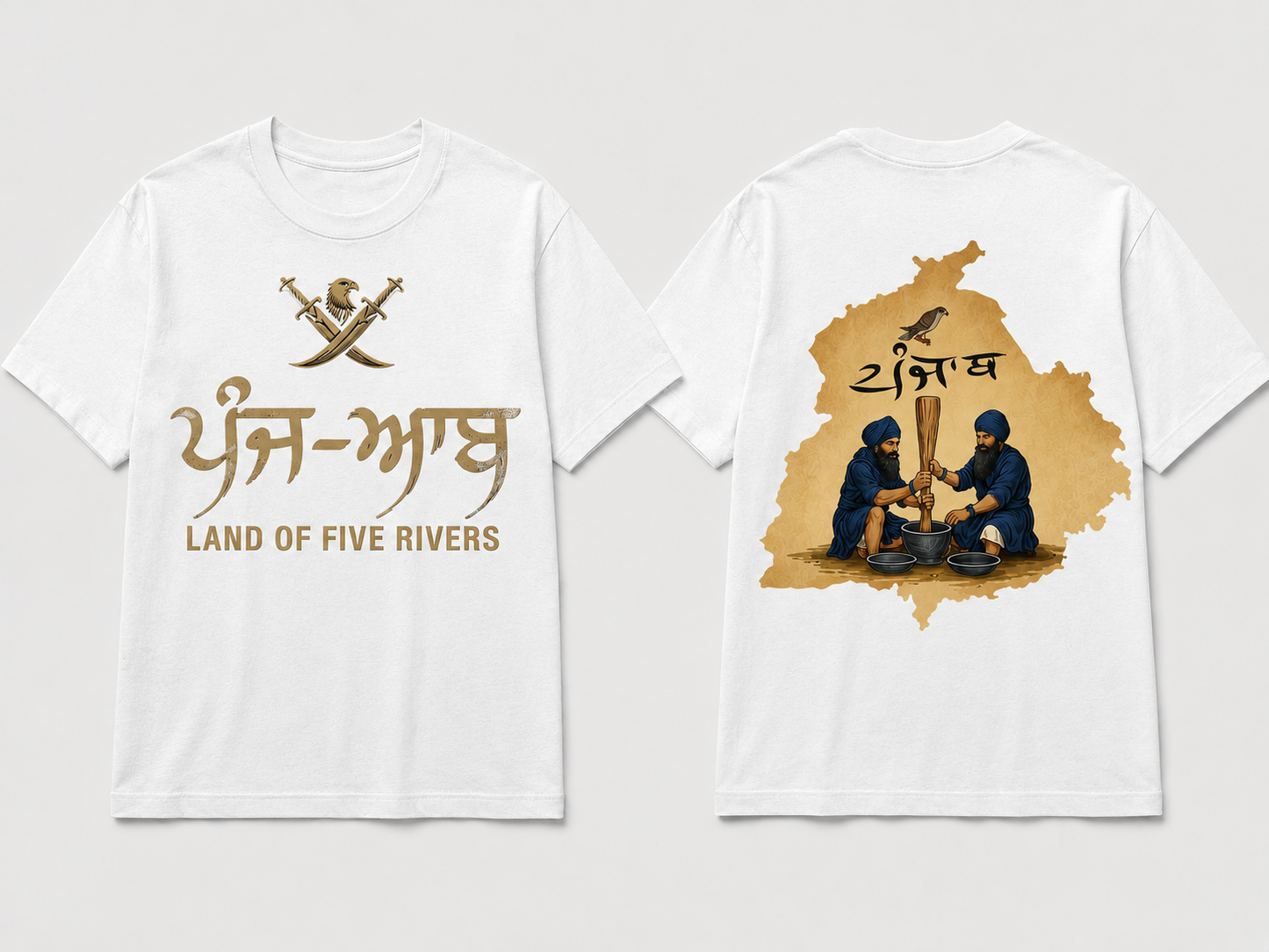 Punj-Aab Traditional Culture Streetwear T Shirt